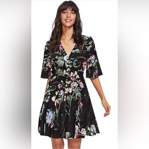 Pastel Floral Print Dress